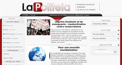 Desktop Screenshot of lapoliteia.com
